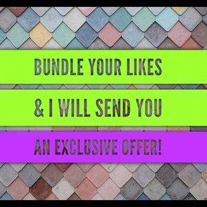 Bundle your 2 or more likes for a special offer❤❤